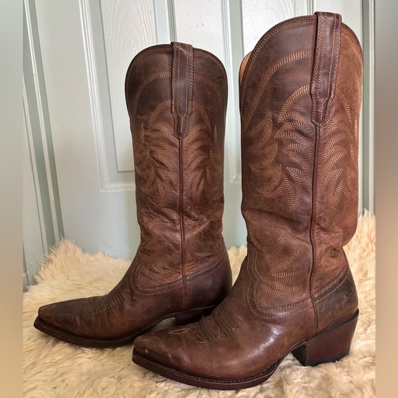 Tecovas The Annie Boots in Café Leather size 8 - Picture 5 of 14